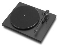 Pro-Ject Debut III OM5e matzwart platenspeler Pro-Ject Debut III OM5e matzwart platenspeler