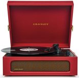 Crosley Voyager burgundy platenspeler Crosley Voyager burgundy platenspeler