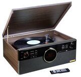 Technaxx TX-137 platenspeler met cassette, DAB+ radio en cd